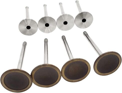 8PCS Exhaust Intake Valves For 1993 1994 1995 1996 1997 1998 1999 2000 2001 2002 2003 2004 2005 2006 Audi Vw Golf Beetle Jetta Cabrio 2.0L SOHC 8V T101087 037-109-601 037-109-611B in Saudi Arabia