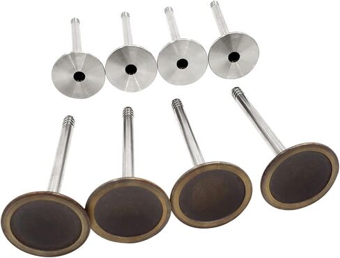 8PCS Exhaust Intake Valves For 1993 1994 1995 1996 1997 1998 1999 2000 2001 2002 2003 2004 2005 2006 Audi Vw Golf Beetle Jetta Cabrio 2.0L SOHC 8V T101087 037-109-601 037-109-611B in Saudi Arabia