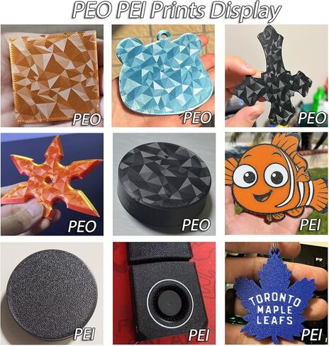 JUUPINE Upgraded 257x257mm H1H Build Plate for Bambu Lab A1 X1 X1C X1E P1P P1S, Double Sided Textured Flake+Galaxy Spring Steel Sheet Flexible Plate for Bambu Lab 3D Printers in Kuwait