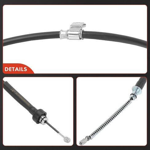 مجموعة كابل فرامل الانتظار الجانبية للسائق الخلفي A-Premium متوافقة مع موديلات Hyundai: Elantra 2001 2002 2003 2004 2005 in Saudi Arabia