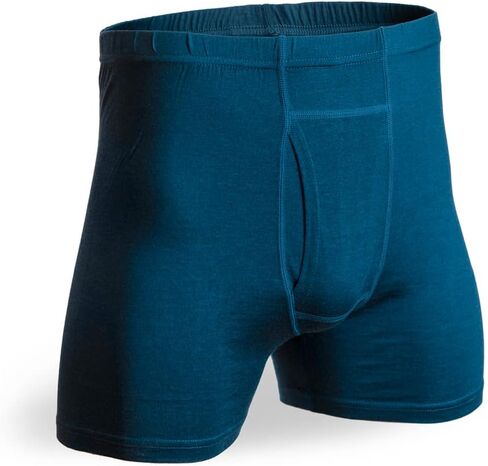 SHEEP RUN Men's Merino Wool Boxer Briefs Hiking Running Workout Wicking Breathable Underwear in Saudi Arabia
