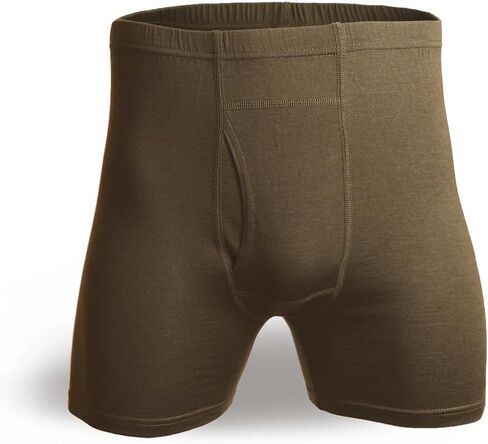 SHEEP RUN Men's Merino Wool Boxer Briefs Hiking Running Workout Wicking Breathable Underwear in Saudi Arabia