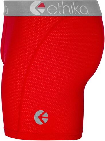 Ethika Men’s Mid Boxer Brief, 4-Way Stretch Performance Underwear – Micromesh in Saudi Arabia