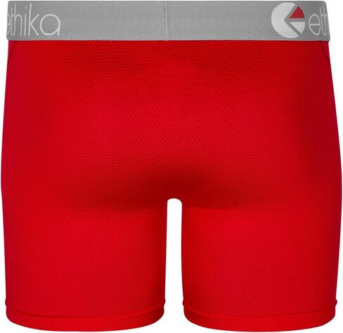 Ethika Men’s Mid Boxer Brief, 4-Way Stretch Performance Underwear – Micromesh in Saudi Arabia