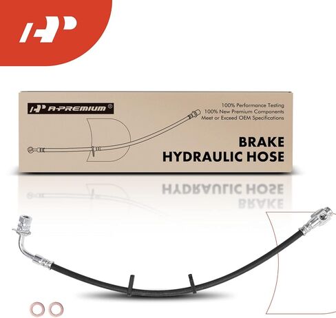 A-Premium Rear Passenger Inner Brake Hydraulic Hose Compatible with Select Ram Models - 3500 2014 2015 2016 2017 2018 - Replace# 68110774AB in Saudi Arabia