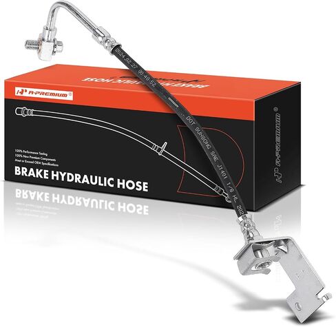 A-Premium Rear Passenger Side Brake Hydraulic Hose Compatible with Select Buick and Pontiac Models - Rendezvous 2002-2007, Aztek 2001-2005 - Replace# 10335939, 10445422 in Saudi Arabia