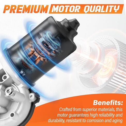 Front Windshield Wiper Motor Fit for Jeep Wrangler 2007-2017, Replace OE Number: 55077859AB; 55077859AC; 68002388AA in Saudi Arabia