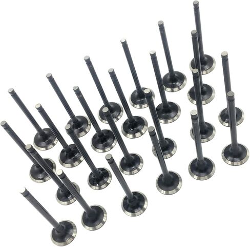 24x Intake Exhaust Valve Kit For Hyundai Santa Fe 01-06 For Hyundai Sonata 99-05 For Hyundai Tiburon 03-08 For Hyundai Tucson 05-09 For Kia Optima 01-06 For Kia Sportage 05-10 2.5L 2.7L "G6BV DELTA" in Saudi Arabia