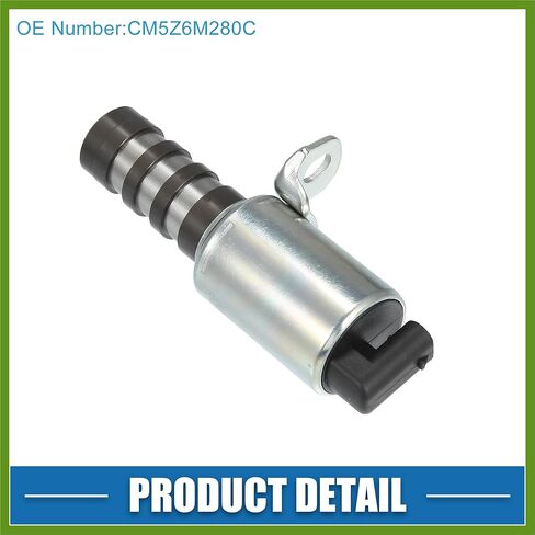 مدخل عمود الحدبات العادم موضع المحرك الملف اللولبي صمام متغير رقم CM5Z6M280C صمام التحكم في زيت محرك التوقيت الداخلي لمكونات السيارة المعدنية Ford Focus 2012-2018 in Saudi Arabia