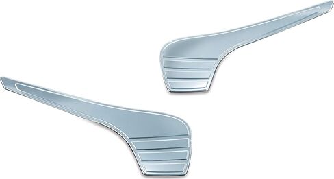 Kuryakyn 6903 Motorcycle Accent Accessory: Tri-Line Fairing Accents for 2014-19 Harley-Davidson Touring & Trike Motorcycles, Chrome, 1 Pair in Saudi Arabia