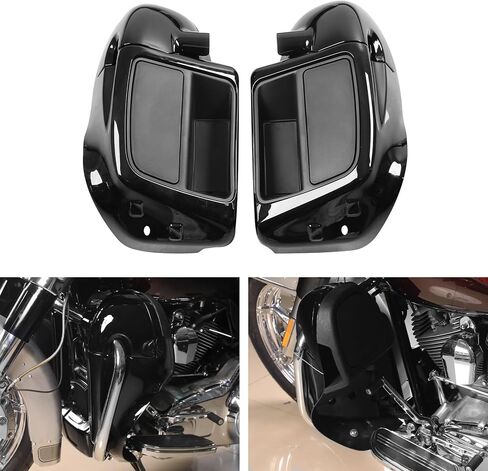 TCT-MOTORPARTS صندوق القفازات ذو فتحات تهوية سفلية للساق مناسب لـ Harley Street Glide FLHX FLHXS Road King FLHR 2014-2024; Freewheeler FLRT Road Glide in Saudi Arabia