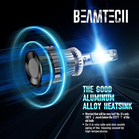 BEAMTECH H13 لمبة الضباب الخفيفة، 9008 لمبة الضباب الأمامية ضوء الضباب لمبة Powersports الملحقات أضواء in Saudi Arabia