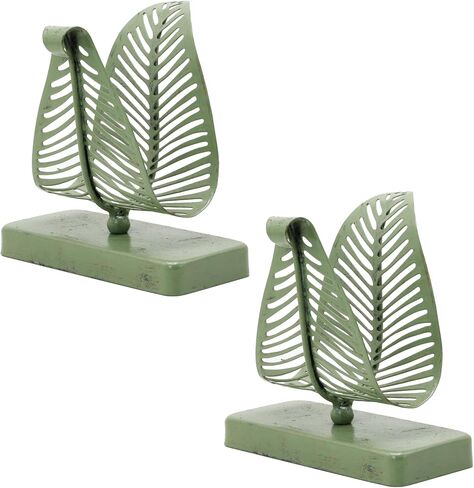 Modern Metal Napkin Holder for Dining Table, Upright Napkin Storage for Kitchen & Countertop, Multiple Color Leaves Tabletop Organizer & Letter Holder for Restaurant Coffee Shop, Dining Room Décor in Saudi Arabia