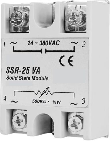 Solid State Relay Module, 24-380V AC, 500KΩ Potentiometer, SSR-25VA (40VAaddPotentiometer) in Saudi Arabia