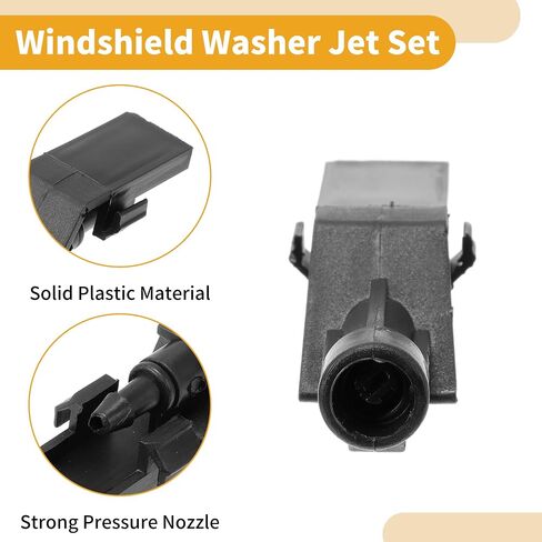 Motoforti Windshield Washer Nozzle Kit for Honda Civic 2017-2021 Windshield Spray Nozzles Wiper Spray Washer Jet No.76810TP6A01 1 Pcs 1.5 Meter Fluid Hose in Saudi Arabia