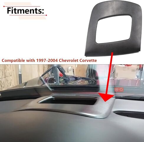 RLB-HILON HUD Bezel Cover Compatible with Chevy C5 Corvette 1999 2000 2001 2002 2003 2004 Year, for 10425223 Heads Up Display Bezel Trim in Saudi Arabia