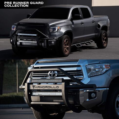 733469494676 متوافق مع 2006-2014 Ford F150 Steel Pre-Runner Bumper Grill Guard مع 32 بوصة 60x CREE LED شريط ضوء الضباب - أسود غير لامع in Saudi Arabia