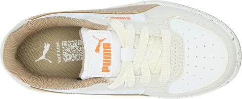 حذاء رياضي PUMA Caven، أبيض-بريري تان-ريش رمادي، 7 US للجنسين للأطفال الكبار in Kuwait