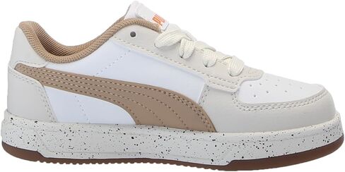 حذاء رياضي PUMA Caven، أبيض-بريري تان-ريش رمادي، 7 US للجنسين للأطفال الكبار in Kuwait