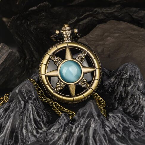 قلادة مرآة سبج مرآة، أدوات مسح مرآة السحر، لوازم مرآة ديكور العرافة، كريستال سبج، لوازم السحر in Kuwait