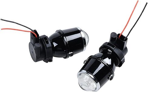 Astra Depot 2pcs Super Bright 55W H3 Projector Glass Lens Driving Fog Lamp Light Halogen Bulb Fog Light Assembly in Saudi Arabia
