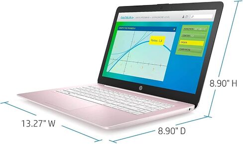HP Lightweight 15.5'' Brightview IPS Laptop, Intel Processor Up to 3.65GHz, 16GB Ram, 128GB SSD, HDMI, Super-Fast 6th Gen Wifi, Windows 11 Home (Renewed) in Saudi Arabia