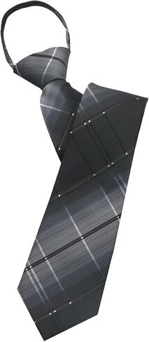Zipper Ties for Men, Pre-tied Adjustable Mens Ties Formal Men's Neckties with Zip for Wedding Business Banquet School in Kuwait