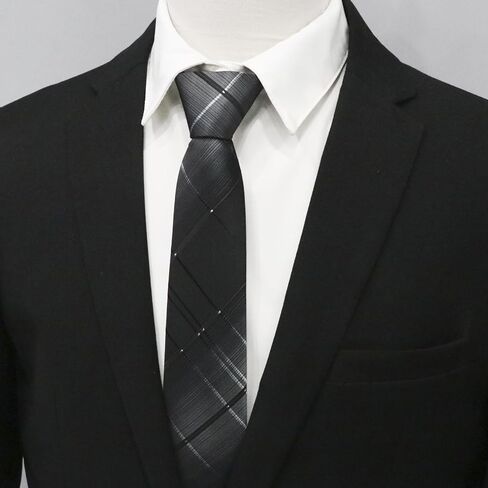 Zipper Ties for Men, Pre-tied Adjustable Mens Ties Formal Men's Neckties with Zip for Wedding Business Banquet School in Kuwait