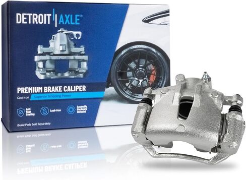 Detroit Axle - Front Right Brake Caliper with Bracket Replacement for Kia Forte Koup Forte5 Hyundai Elantra 2.0L in Saudi Arabia