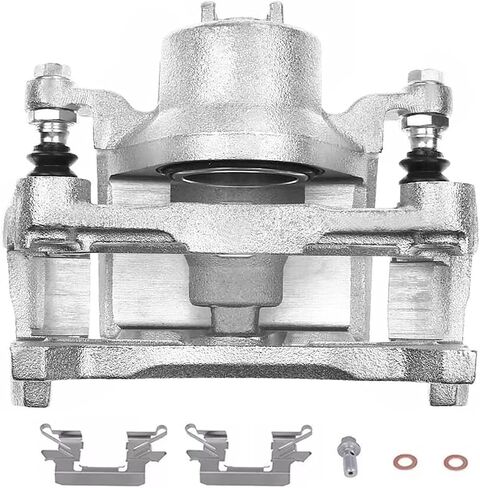 Detroit Axle - Front Right Brake Caliper for 2013-2021 Nissan Altima 2014-2017 Leaf, 2014 2015 2016 2017 2018 2019 2020 Disc Brake Caliper with Bracket Assembly Replacement in Saudi Arabia