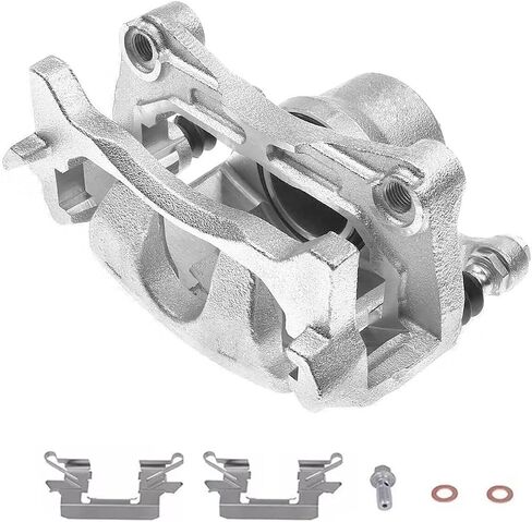 Detroit Axle - Front Right Brake Caliper for 2013-2021 Nissan Altima 2014-2017 Leaf, 2014 2015 2016 2017 2018 2019 2020 Disc Brake Caliper with Bracket Assembly Replacement in Saudi Arabia