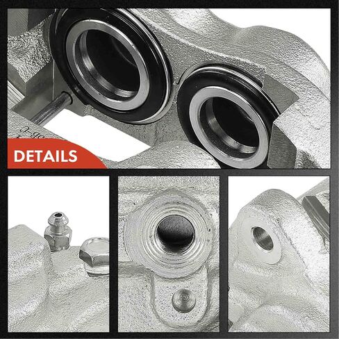 A-Premium Disc Brake Caliper Assembly Compatible with Select Toyota and Lexus Models - Land Cruiser, LX470 1998-2002 4.7L - Front Left Driver Side in Saudi Arabia