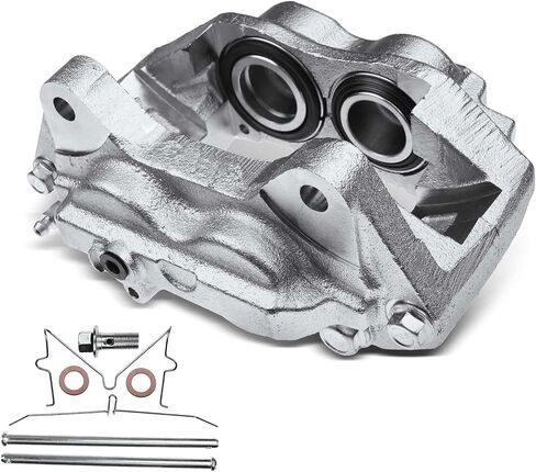 A-Premium Disc Brake Caliper Assembly Compatible with Select Toyota and Lexus Models - Land Cruiser, LX470 1998-2002 4.7L - Front Left Driver Side in Saudi Arabia
