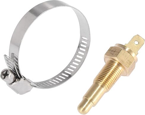 X AUTOHAUX 1 Set Car Engine Coolant Temperature Sensor Switch Radiator Hose Fitting Adapter 38mm 210'F On-195'F Off in Saudi Arabia