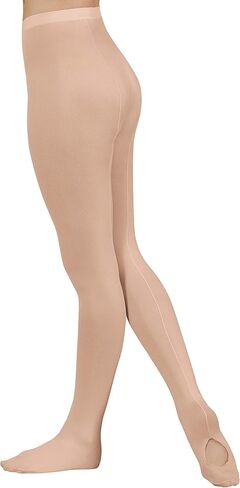 EUROTARD 219 EuroSkins Adult Mesh Convertible Black Seam Tights in Saudi Arabia