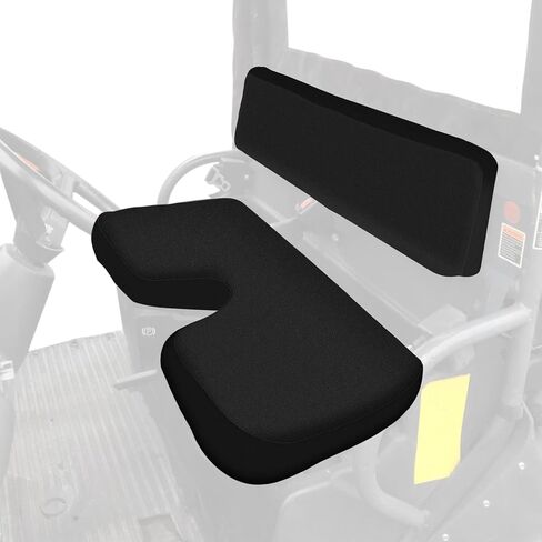 RTV Seat Covers with Headrest Covers - Compatible with Kubota RTV 400 RTV 500, Waterproof PU Coatin, Black UTV Seat Cover Accessories in Saudi Arabia