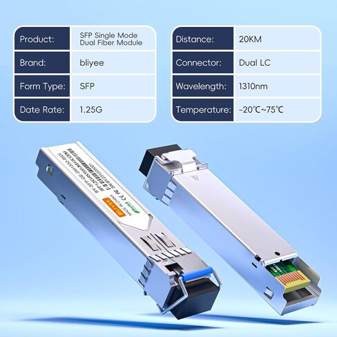 وحدة 1000Base-T RJ45 SFP | جهاز إرسال واستقبال SFP نحاسي 1.25 جيجا | SFP إلى إيثرنت | قابل للتوصيل الساخن | التوصيل والتشغيل | غلاف معدني متين | التوافق متعدد الاستخدامات in Kuwait