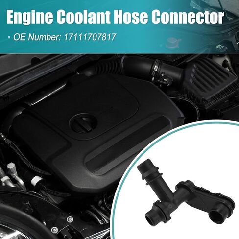 uxcell Engine Coolant Hose Connector for BMW 323i 1999-2000 for BMW 325i 2001-2005 No.17111707817 in Saudi Arabia