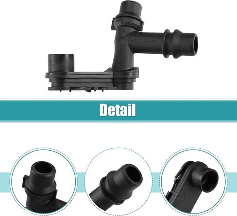 uxcell Engine Coolant Hose Connector for BMW 323i 1999-2000 for BMW 325i 2001-2005 No.17111707817 in Saudi Arabia