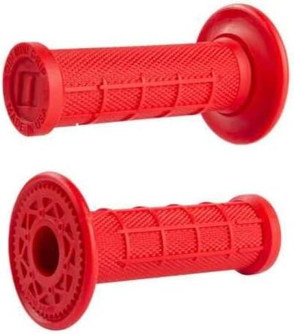 MPP+ ODI Peewee Mini MX للدراجات النارية Dirtbike 50CC مقابض مطاطية متوسطة المركب باللون الأحمر لمقود 5/8 بوصة وخانق ملتوي مصنوع في الولايات المتحدة الأمريكية PW50 CRF50 in Saudi Arabia