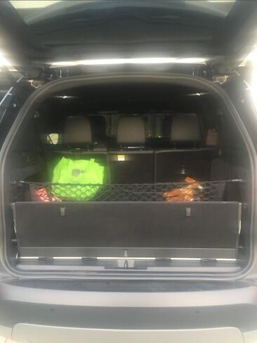 Trunk Organizer Cargo Net for Land Rover Discovery 2014-2025 – Envelope Style Cargo Net for SUV – Premium Mesh Car Trunk Organizer Vehicle Carrier Storage – Compatible with Discovery in Saudi Arabia
