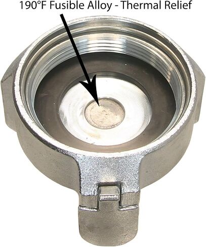 The Flow Security Systems Non-Vented Locking Cap for Heating Oil, Reefer, Transfer, and Above Ground Commercial Fuel Tanks | Prevents Theft & Fuel Vandalism | FSS 750 | National Pipe Thread - 1CT in Kuwait