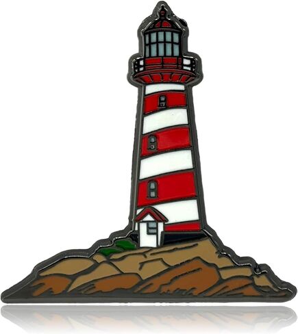 Lighthouse Enamel Pin in Saudi Arabia