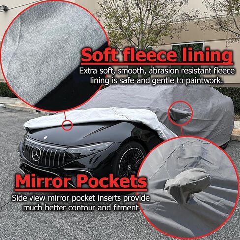 Car Cover fits 2008 2009 2010 2011 2012 2013 2014 Mercedes C300 C350 C63 C280 C250 XTREMECOVERPRO PRO Plus Series Grey in Saudi Arabia