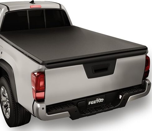 Soft Tri-Fold Tonneau Cover Truck Bed Compatible with 2005-2025 Nissan Frontier & 2009-2012 Suzuki Equator 5FT/59.5inch |for Models with or Without The Deck Rail System| in Saudi Arabia