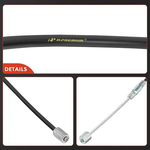 A-Premium Front Driver or Passenger Side Parking Brake Cable Assembly Compatible with Dodge, Chrysler and Plymouth Models: Grand Caravan, Caravan, Town & Country, Grand Voyager, Voyager in Saudi Arabia