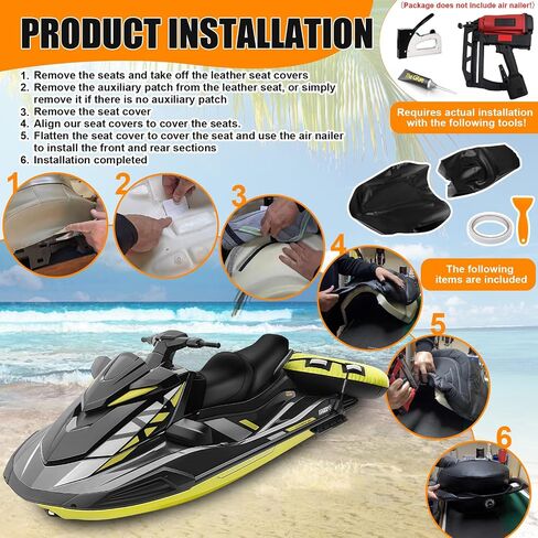 Seat Cover, Replacement for 1998-2004 Yamaha Waverunner XL700 XL760 XL1200 XL 700 760 980D, Custom Fit Leather Seat Protection in Saudi Arabia