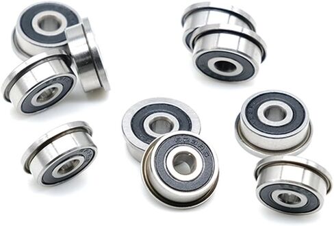 10 PCS F623 RS Bearing 3x10x4 mm ABEC-7 Flanged Bearing F623-RS Ball Bearings F623RS 3D Print Bearings in Saudi Arabia