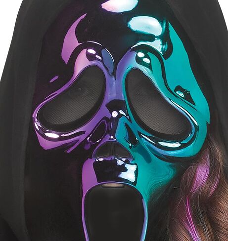 Fun World Girls Two-tone Chrome Ghost Face Costume in Saudi Arabia