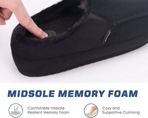 KuaiLu Womens Clog Slippers Cozy Suede Warm Plush Lined Arch Support Faux Fur House Ladies Bedroom Slippers Comfy Orthotic Memory Foam Plantar Fasciitis Home Indoor Outdoor Shoes Brown US8 in Kuwait